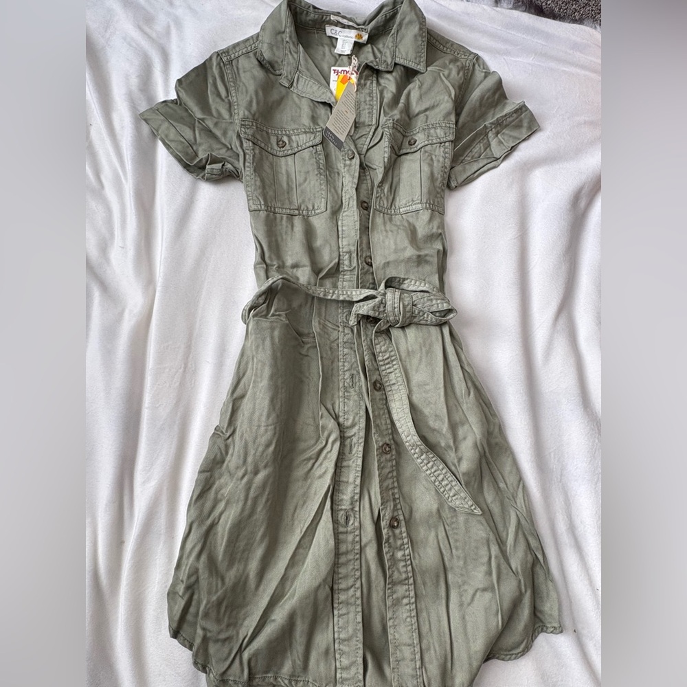 ARMY GREEN DRESS